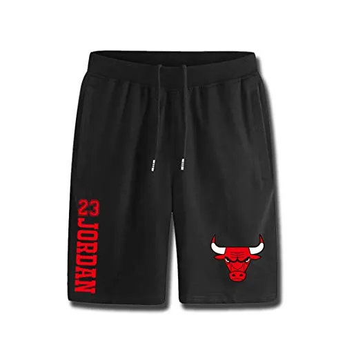 HYF Bull Jordan No. 23 Shorts in Cotone Summer Basketball Shorts Traspiranti Uomo