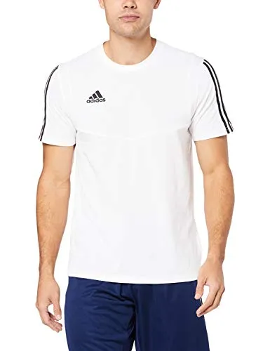 adidas Maglietta Tiro 19, Uomo, Bianco (White/Black), L
