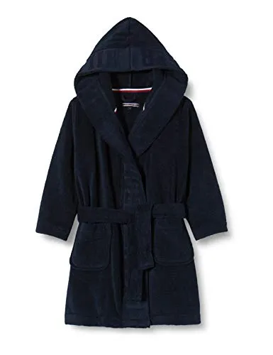 Tommy Hilfiger Bathrobe Accappatoio, Blu (Navy Blazer 416), Medium Bambino