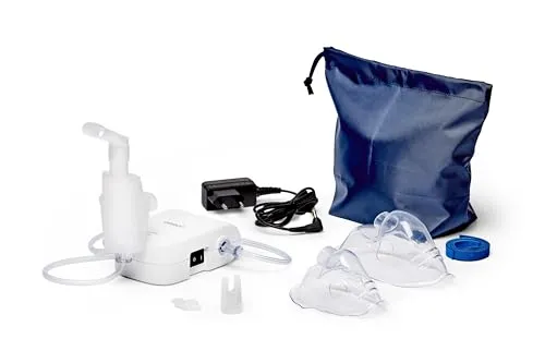 Omron C803 - Nebulizzatore compatto, leggero e facile da usare per adulti e bambini, per il trattamento di tosse e raffreddore, bronchite, asma e altro, a casa