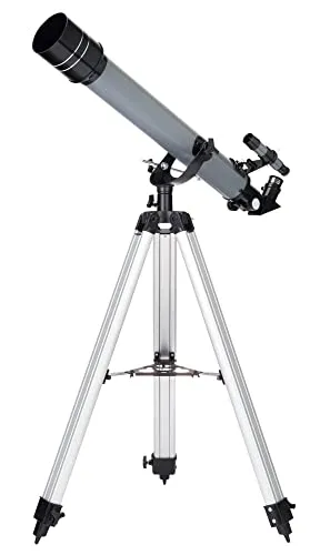 Levenhuk Blitz 70 BASE Telescopio Rifrattore Da 70 mm Per Appassionati e Principianti, Con Treppiede e Un Ampio Set Di Accessori
