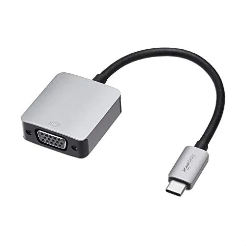 Amazon Basics - Adattatore da USB C 3.1 a VGA in alluminio