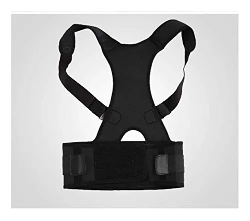 Hcxbb-2 Postura Ortesi Spinale Supporto, Correzione Band, Correzione Area, Maschio O Femmina Corpo O Fisiologico Postura Sostegno for La Schiena, Spalla E Collo Pain Relief (Colore : Black, Size : S)