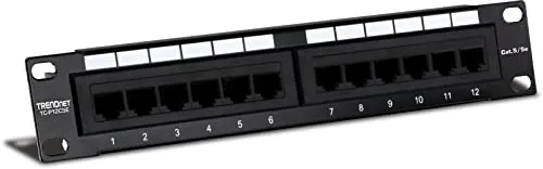 TRENDnet TC-P12C5E, Patch panel non schermato 12 porte cat. 5e