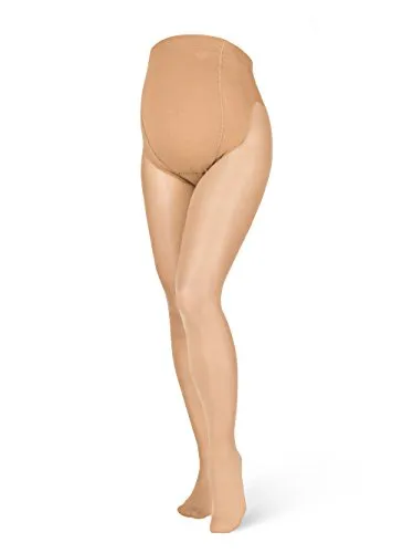 Herzmutter 20 DEN Collant Premaman - Nylon - Collant - Calze Maternità Comode-Elasticizzate - Beige - 1200 antico (S/M, Chiaro-Beige)