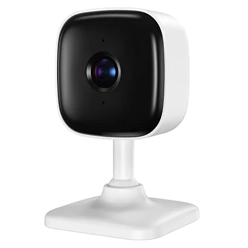 1080P Telecamera Wi-Fi Interno per casa,Videocamera di Sorveglianza con Rilevamento del Movimento,Baby monitor Compatibile con Alexa