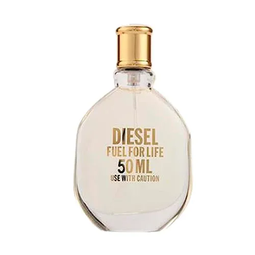 Diesel Fuel for Life, Eau de Parfum Donna, 50 ml, Profumo Floreale Cipriato