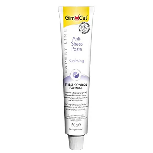 Glooke Selected Gimcat Anti-Stress Paste integratore 50g in Formato Tubo, Multicolore, Unica