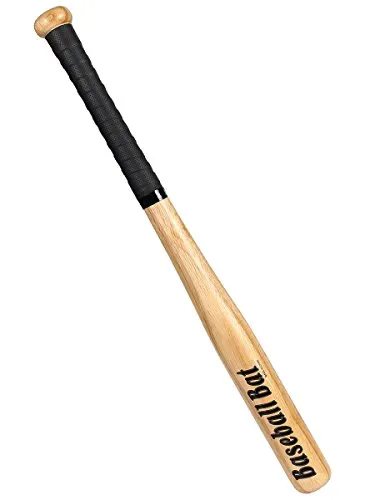 Latinaric - Mazza da baseball in legno di rovere, per baseball o per autodifesa, 60 cm/74 cm/80 cm, 74CM