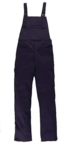 Salopette da Lavoro Blu in Cotone Uomo Donna - Pantalone Pettorina (L)