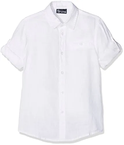 Brums 181BFDC006 Camicia, Bianco (Optical White 01 001), 110 (Taglia Produttore:5A) Bambino