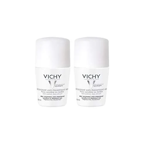 Vichy Deodorante Roll-on 48h Pelle Sensibile O Depilata 2x50ml