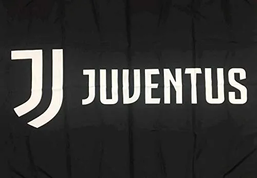 Bandiera Juventus Juve Ufficiale Grande Nera BGJJ01NE