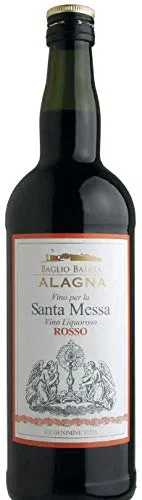 ALAGNA Santa Messa Rosso Vino Fortificati - Cassa da 6 bottiglie - 6 liters