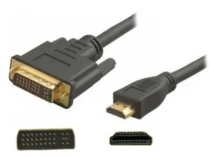 KALEA-INFORMATIQUE Cavo da DVI MASCHIO (DVI-I DUAL LINK 24+5) a HDMI MASCHIO (19 PUNTI). Lunghezza del cavo 1,8 m