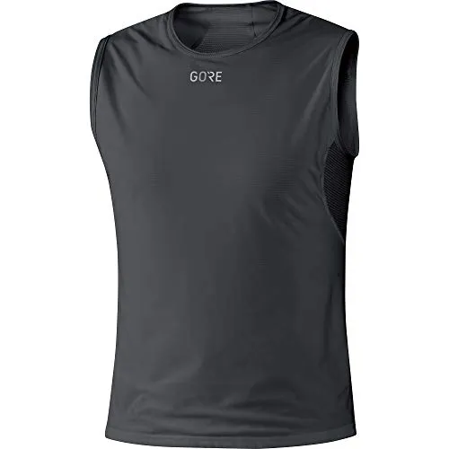 GORE WEAR M Canottiera intima da uomo GORE WINDSTOPPER, Taglia: M, Colore: Nero