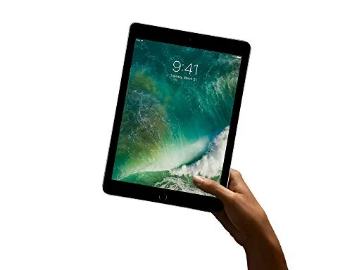 Apple iPad 5, 32GB, 3G 4G, Grigio Siderale, Touch ID, Retina Bluetooth Webcam, Tablet 24.6 cm (9.7") 2048x1536 pixels, iOS 10 (Ricondizionato)