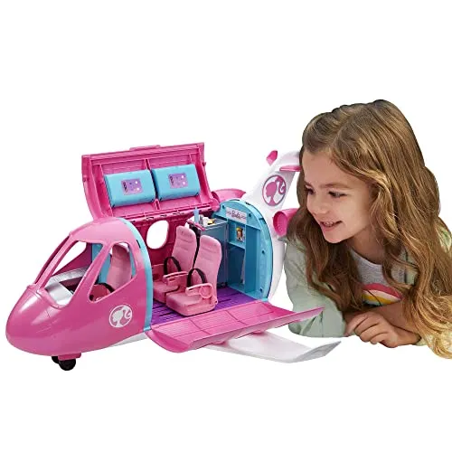 Barbie Aereo dei sogni, Playset Veicolo e Accessori, Bambola Non Inclusa, Giocattolo per Bambini 3+ Anni, GDG76