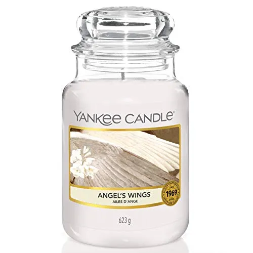 Yankee Candle Candela profumata in giara grande | Ali degli Angeli | Durata Fino a 150 Ore