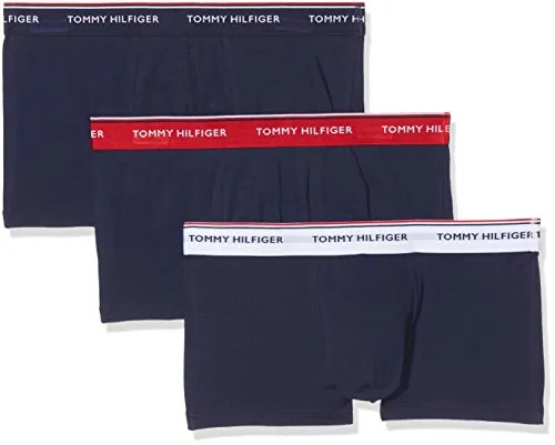 Tommy Hilfiger 3p Lr Trunk Boxer, Multicolore (Multi/Peacoat 904), X-Large (Pacco da 3) Uomo