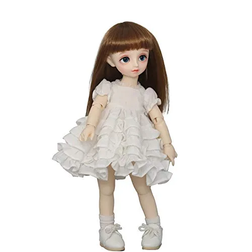 W&Y 1/6 BJD SD Doll 26cm Jointed Body BJD Doll + Makeup + Set Completo Regalo degli Amanti con Tutti i Vestiti Shoes Parrucca DIY Toys Surprise Gift