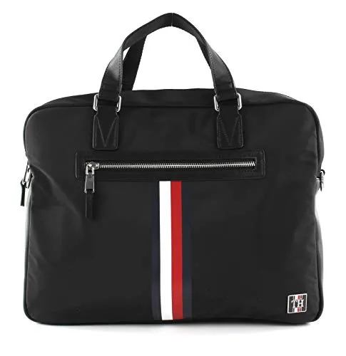 Tommy Hilfiger Computer Bag pulita in nylon Black