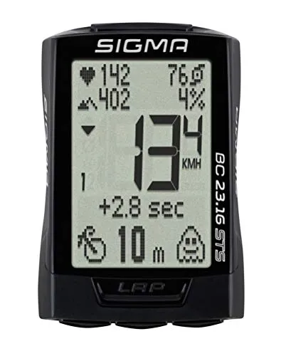 Sigma Computer BC 23.16 STS Set Topline Unisex-Adulto, Nero, Taglia unica