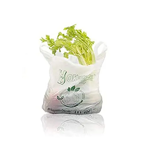 VIRSUS Palucart Shopper biodegradabili compostabili 24+6+6x40 da 500 Pezzi. Buste Spesa biodegradabili, Sacchetti per Raccolta Umido (24+6+6X40)