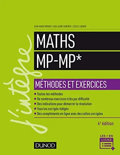 Maths Méthodes et Exercices MP - 4e éd. (Concours Ecoles d'ingénieurs) (French Edition)