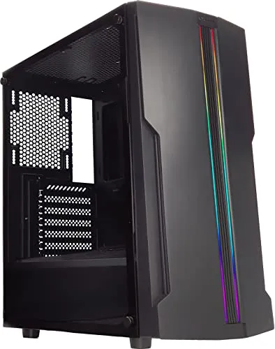 Xilence Case Xilent Blade | PC Casing | XG121 | RGB | Midi Tower | ATX | Tempered Glass | Gaming | Home | Grey/Black