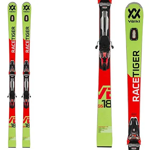 Völkl RACETIGER GS Ski 2019 INKL. RMOTION2 12 GW Black/Red, 175