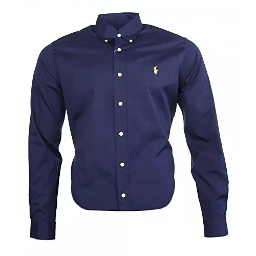 Ralph Lauren Classic Business - Camicia da uomo, colore: blu navy blu navy M