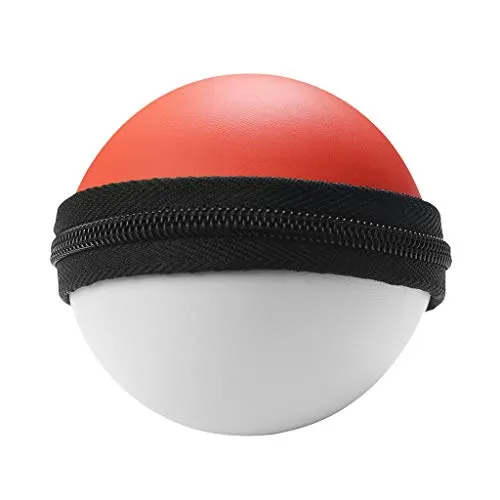 Trasporto Borsa Robusto Caso per Nintendo Switch Poke Ball Plus Pokemon Lets Go Pikachu Eevee Game - Rosso + Bianco