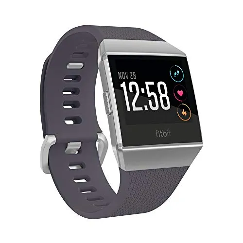Fitbit Ionic, Fitness Smartwatch, Blu grigio / Grigio argento
