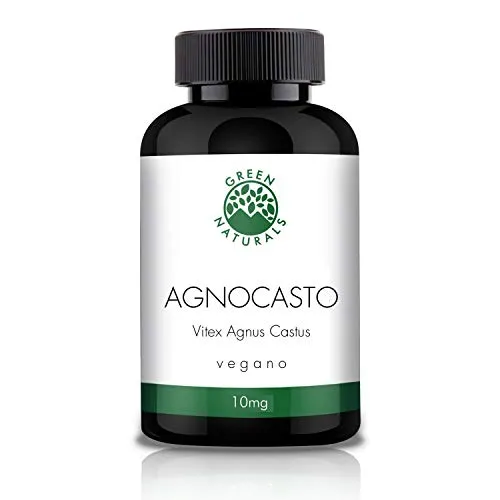 Agnocasto - Vitex Agnus Castus - 180 capsule ad alto dosaggio 10mg - prodotto in Germania - 100% Vegan e senza additivi - Scorta per 3 mesi - Bonus guida gratuita (eBook)