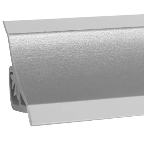 HOLZBRINK L’alzatina per top/piano di cucina PVC Alluminio satinato 23x23 mm 150 cm (senza accessori)