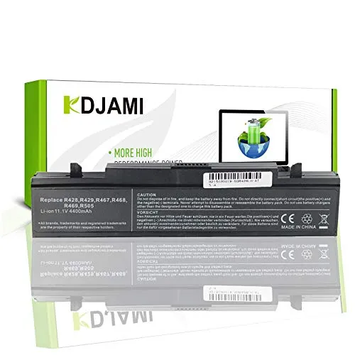 KDJAMI Batterie per SAMSUNG AA-PB9NC6B AA-PB9NS6W AA-PB9NS6B NP300V5A R428 R505 R540 R720 R580 P510 R530 RV515 P530 Q430 R420 R480 RF510 RV510 [6 celle 11.1V 4400mAh] -1 anno Garanzia