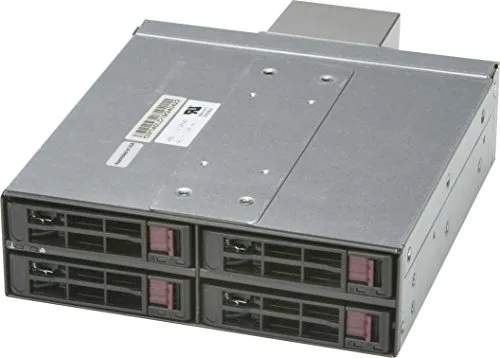 Supermicro CSE-M14TQC contenitore di unità di archiviazione 2.5" Enclosure HDD Nero