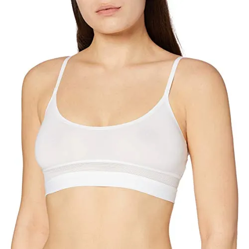 Sloggi Ever Fresh Crop Top Corsetto, Bianco (White 0003), 46 (Taglia Produttore: Medium) Donna