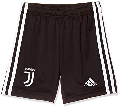 adidas 19/20 Juventus Home Youth, Shorts Bambino, Black/White, 11-12A
