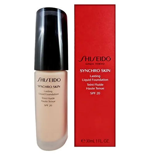 Shiseido - SYNCHRO SKIN Lasting Liquid Fondotinta Liquido Neutral 3, 30 ml