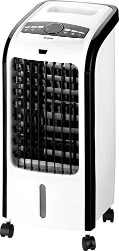 TRISA Hydro Cool Raffrescatore evaporativo (L x L x A) 28 x 25 x 57 cm Bianco, Nero con Telecomando, Timer, Oscillante