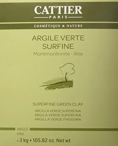 Cattier - Argilla verde finissima, 3 kg