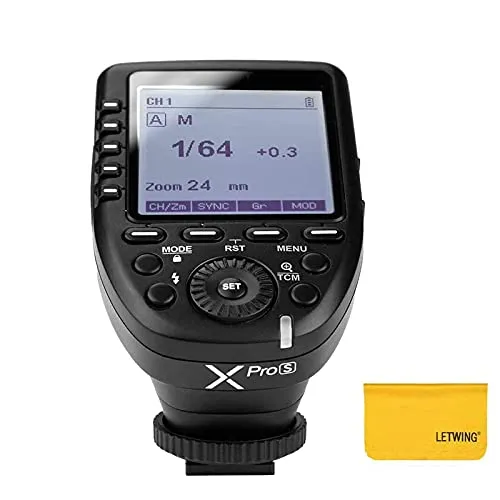Godox XPro-S 2.4G Wireless TTL ad alta Velocità di Sincronizzazione 1/8000s Flash Trigger Trasmettitore X Sistema ad alta Velocità Trigger per Fotocamere Sony