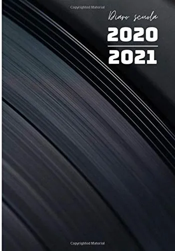 Diaro scuola 2020 2021: Agenda giornaliera con nota per il lavoro a casa