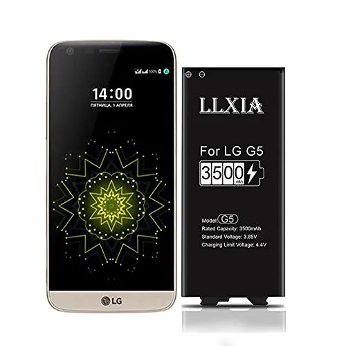 LLXIA 3500mAh Batteria per LG G5, Litio-Li-Battery Replacement for LG G5 BL-42D1F VS987 Verizon,H820 at&T, LS992 Sprint,H830 T-Mobile, US992,H855 Dual H850 H858 Battery(24 Month Warranty)