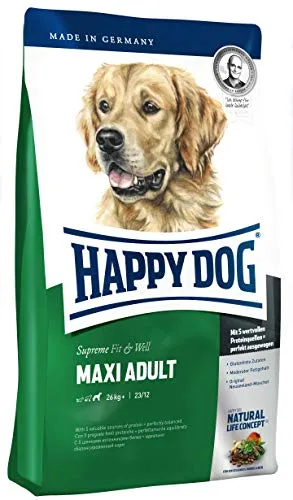 Happy Dog Cibo Secco per Cane Adulto Fit & Well Maxi - 4000 gr