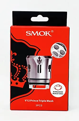 SMOK TFV12 Prince Bobine Triple Mesh - 0,15 ohm (3 Pezzi) Nessuna nicotina o tabacco