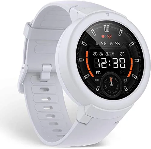 AMAZFIT Verge Lite, Smartwatch/Fitness Tracker, Bluetooth, colore: bianco (Snowcap White)