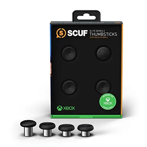 SCUF Elite Series 2 per Xbox Elite Series 2 Stick Analogici ad Ottime Prestazioni, Confezione da 4, Nero